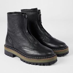 Paul Smith Leather Black Ankle Boots